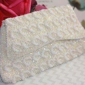 Vintage beaded clutch
